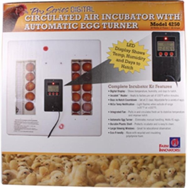Farm Innovators Inc Farm Innovators-farm 338639 Digital Pro Series Incubator - White 338639 - main